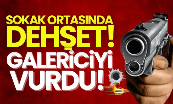 Galerici husumetlisi tarafından tabancayla vuruldu