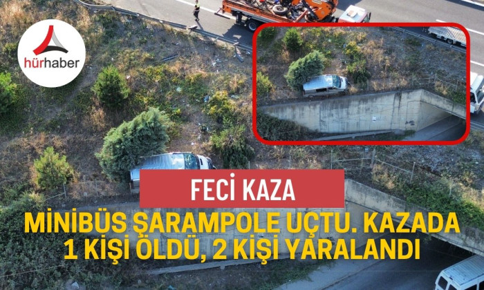 Gümüşova Şifalı Su mevkiinde kaza 1 ölü, 2 yaralı