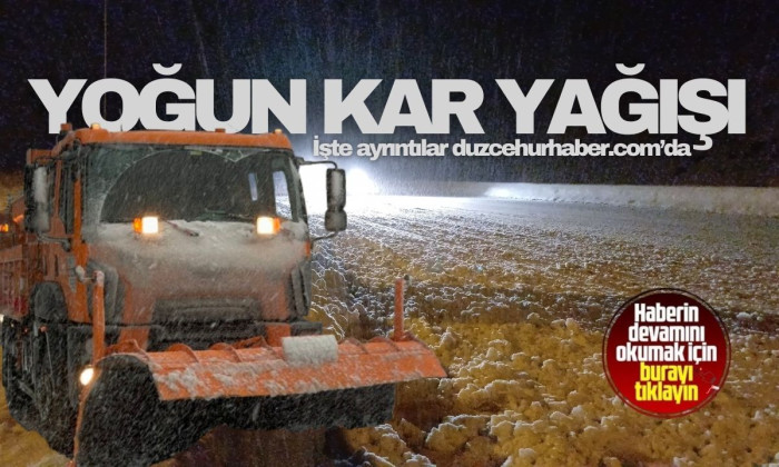 Bolu Dağı’nda kar yağışı etkili oluyor