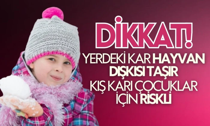 Uzmandan Kar Yeme Uyarısı Geldi