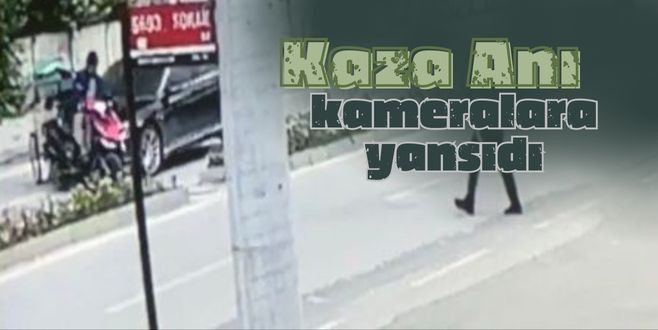 Karşıya Geçemeden Otomobil Çarptı
