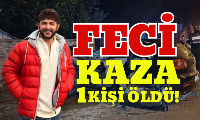 Akçakoca feci kaza 1 kişi öldü! 