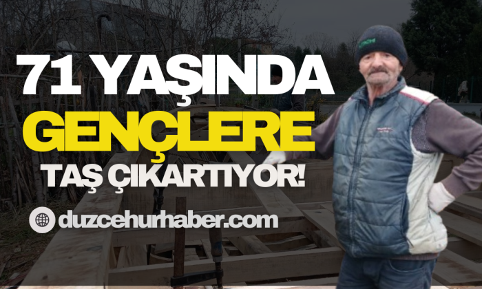 71 yaşındaki kayık ustası gençlere taş çıkartıyor