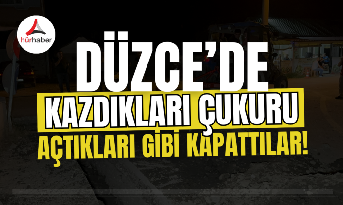 Doğal gaz çukuru küreklerle kapatıldı