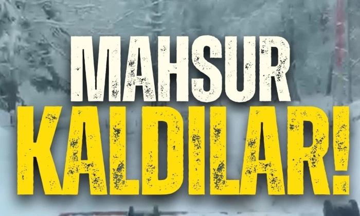 Elektrik arızası için gittikleri köyde mahsur kaldılar