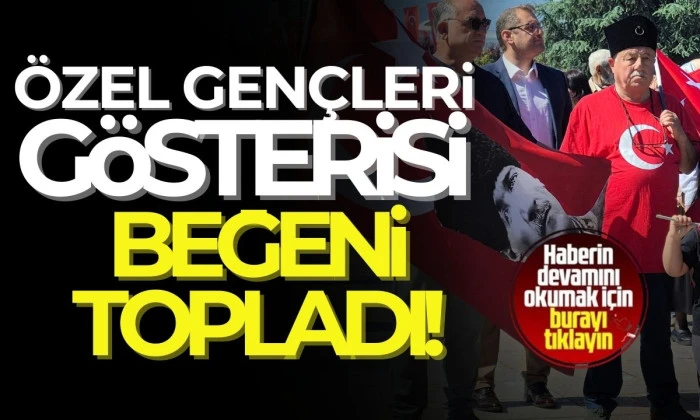 Özel gençlerin gösterisi beğeni topladı