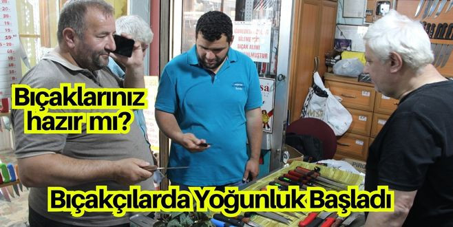 Kurban Bayramı Öncesi Bıçakçılarda Hareketlilik Başladı