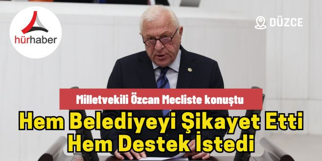 Milletvekili Talih Özcan Mecliste konuştu