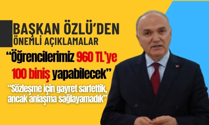 “Öğrencilerimiz ulaşımı yüzde 50 uygun kullanacak”