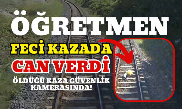 Emekli öğretmenin feci şekilde öldüğü kaza güvenlik kamerasında