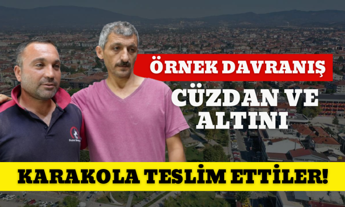 Belediye temizlik görevlisinden örnek davranış