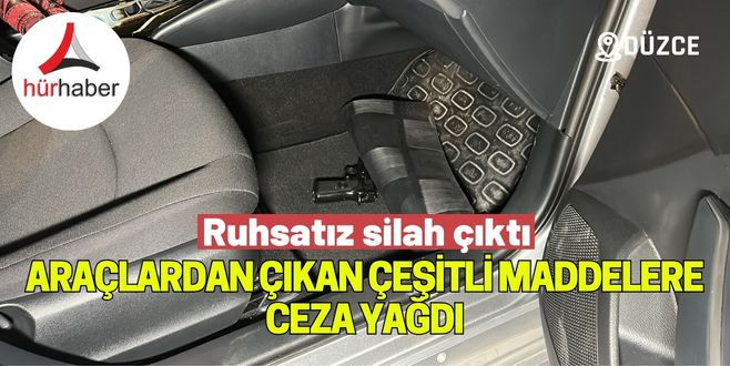 Ruhsatız silah çıktı 