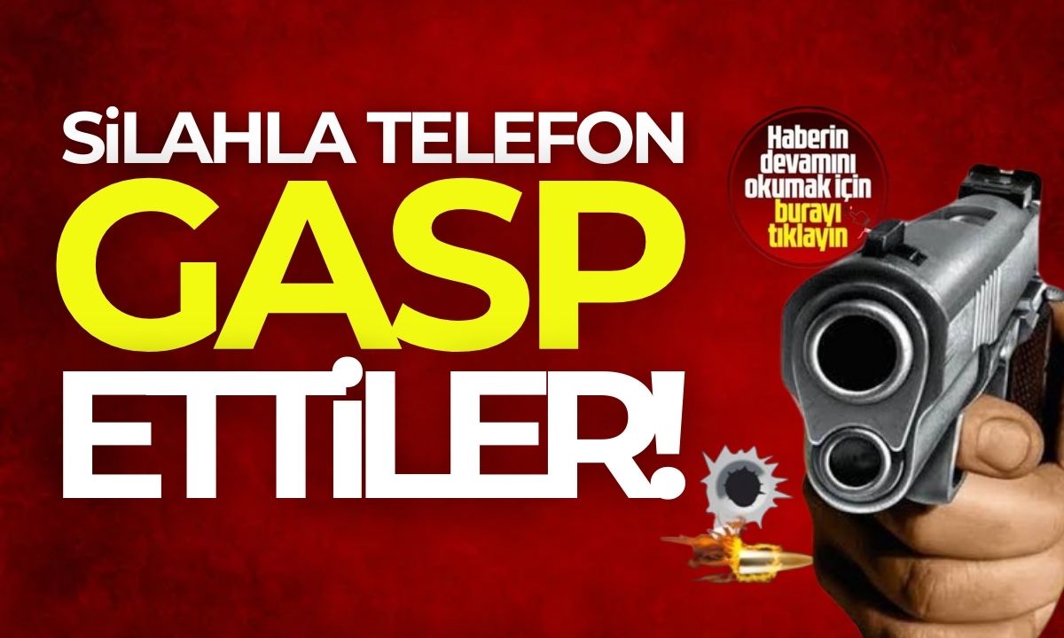 Silahla telefon gasp eden 5 şüpheli kıskıvrak yakalandı! 