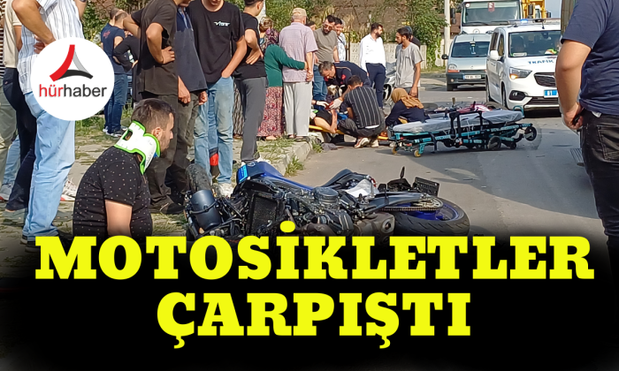 Sürücülerin metrelerce sürüklendiği kaza anı kameralarca kaydedildi