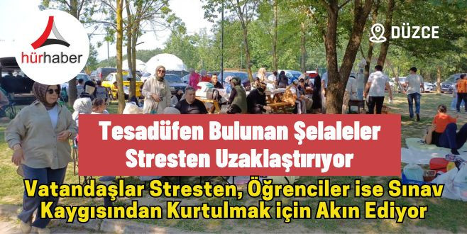 Tesadüfen bulunan şelaleler stresten uzaklaştırıyor