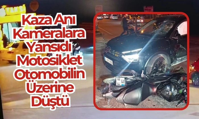 Eski Bolu Caddesi'nde Trafik Kazası Güvenlik Kamerasında
