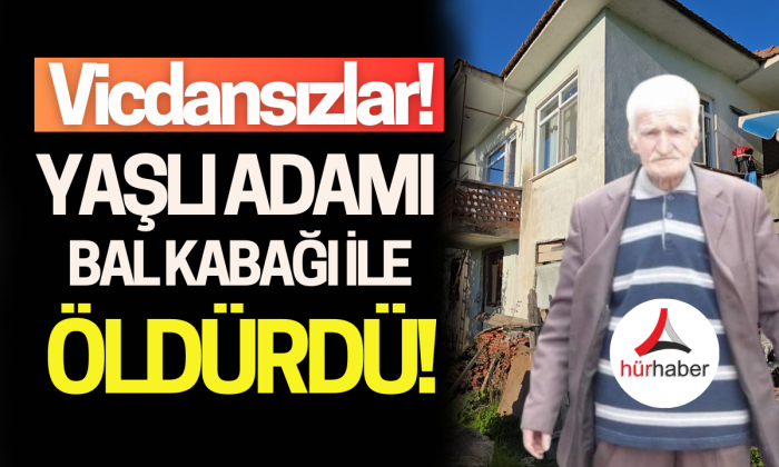 93 yaşındaki yaşlı adamı bal kabağı ile öldürdü
