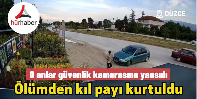 Yolda yürüyen çocuk ölümden döndü